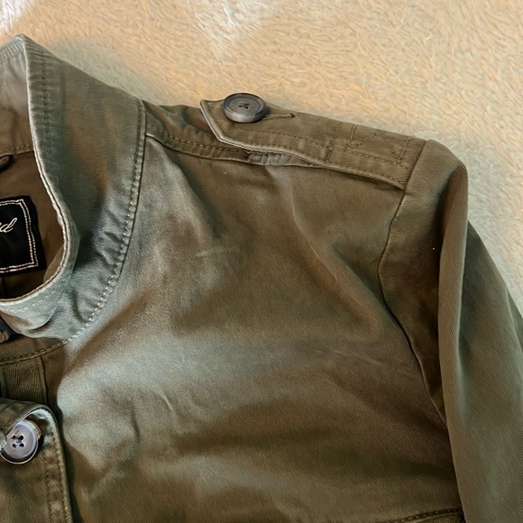 Lucky brand green denim jacket - Picture 6 of 8